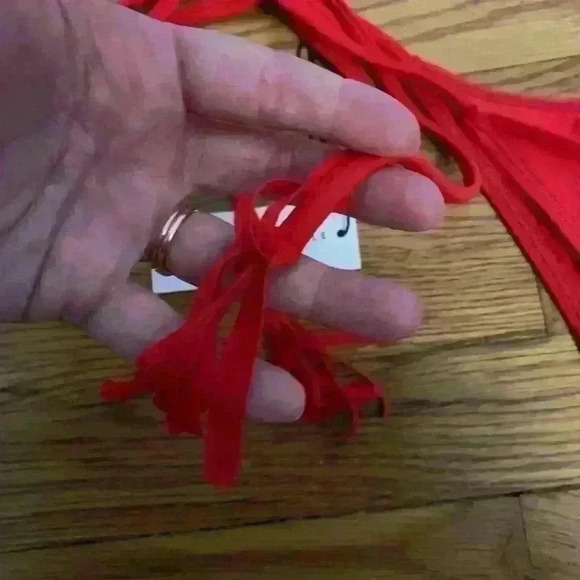 NWT MINIMALE ANIMALE The Tie Side Tassel Bikini Bottom, Women’s Size XL - Picture 7 of 10